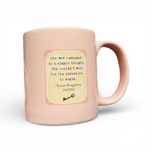 Dayspring Karen Kingsbury Pink Quote Mug